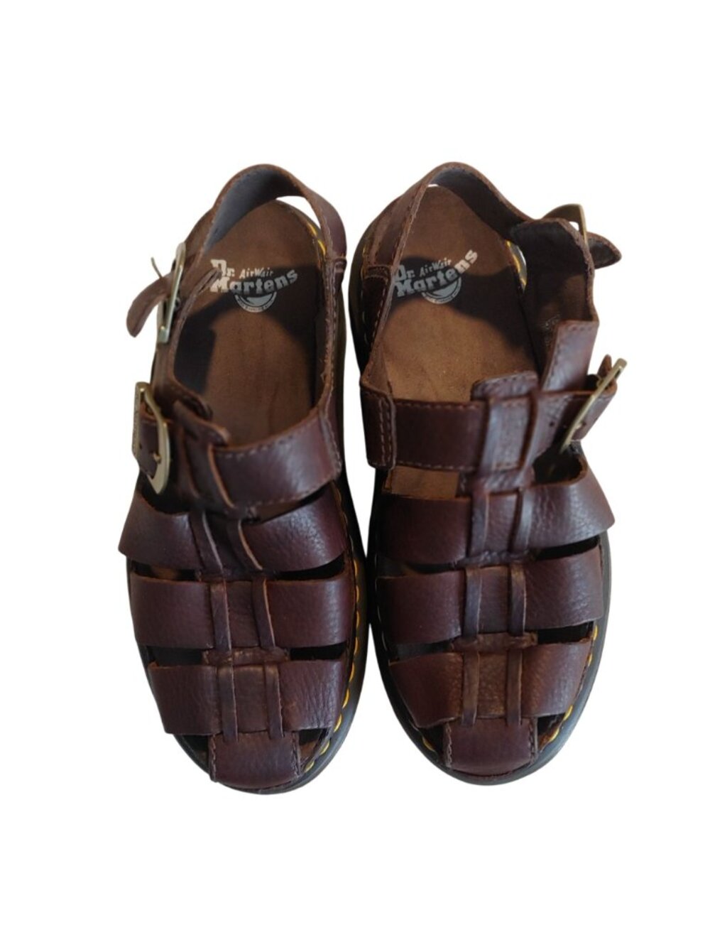 Dr Martens Wrenlie Chunky FIsherman Grizzly Leather Sandals Streetwear Gorp 9 - Picture 2 of 12